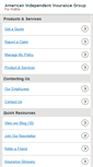 Mobile Screenshot of americanindependentinsurancegroup.com